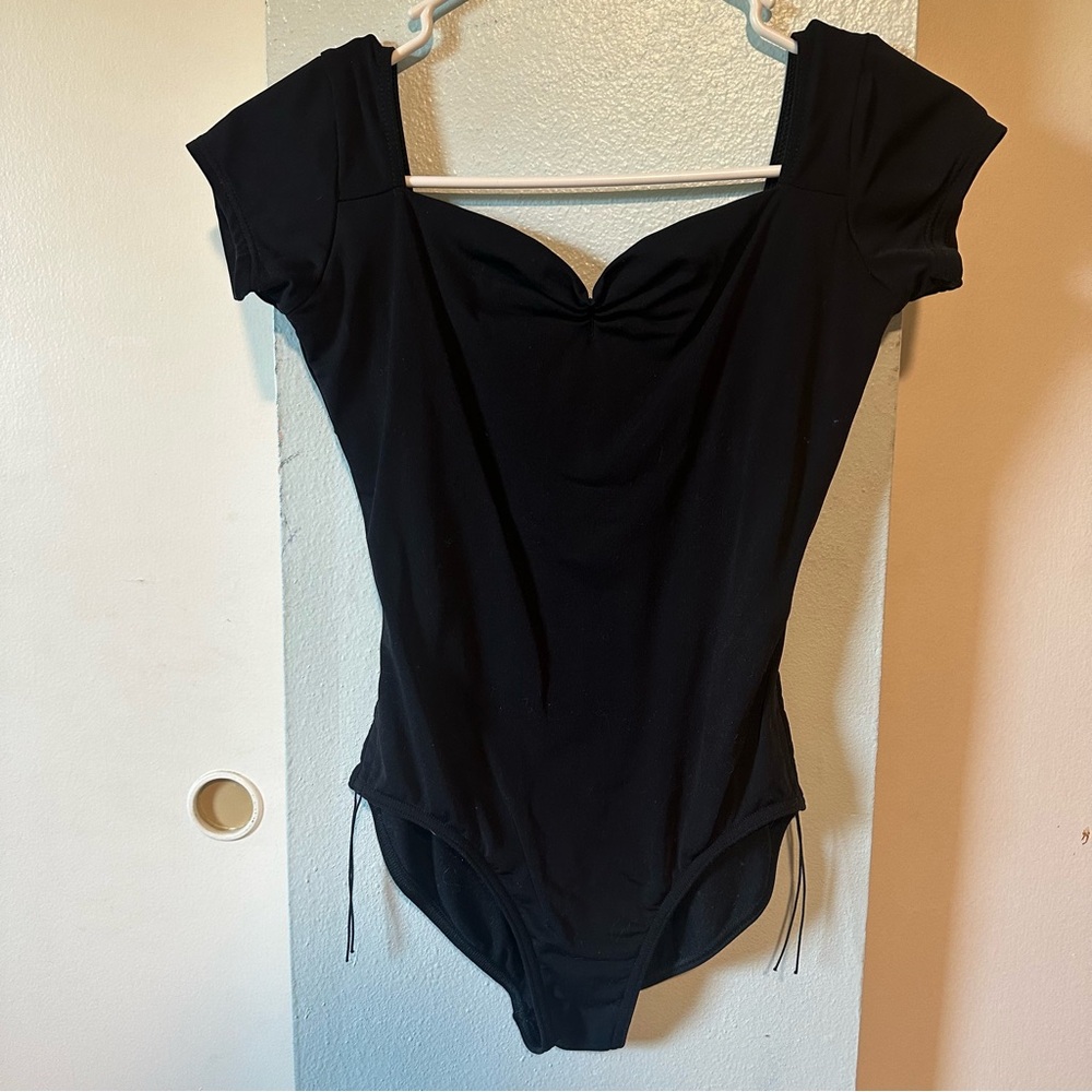 Nikolay Erica Cap Sleeve Leotard adjustable hip line